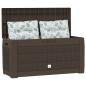 Preview: Gartentruhe Braun 119x48x60 cm Polypropylen