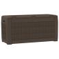 Preview: Gartentruhe Braun 119x48x60 cm Polypropylen