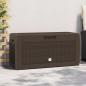 Preview: Gartentruhe Braun 119x48x60 cm Polypropylen
