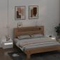 Preview: Nachttische 2 Stk. mit LEDs Weiß 60x35x40 cm