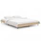 Preview: Bettgestell Sonoma-Eiche 140x190 cm Holzwerkstoff