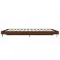 Preview: Bettgestell Braun Eichen-Optik 120x190 cm Holzwerkstoff