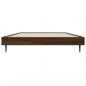 Preview: Bettgestell Braun Eichen-Optik 90x190 cm Holzwerkstoff