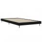 Preview: Bettgestell Schwarz 90x190 cm Holzwerkstoff