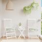Preview: ARDEBO.de - Gartenstuhl-Kissen 2 Stk. Mehrfarbig 40x40x3 cm Stoff
