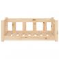 Preview: Hundebett 75,5x55,5x28 cm Massivholz Kiefer