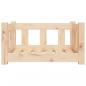 Preview: Hundebett 55,5x45,5x28 cm Massivholz Kiefer