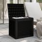 Preview: Gartenbox Schwarz 55,5x43x53 cm Polypropylen