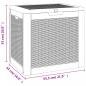Preview: Gartenbox Schwarz 55,5x43x53 cm Polypropylen