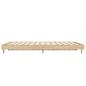 Preview: ARDEBO.de - Bettgestell Sonoma-Eiche 135x190 cm Holzwerkstoff