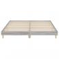 Preview: Bettgestell Grau Sonoma 120x200 cm Holzwerkstoff