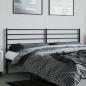 Preview: Kopfteil Metall Schwarz 193 cm