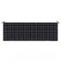 Preview: Gartenbank-Auflage Schwarz Karomuster 150x50x3 cm Oxford-Gewebe