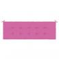 Preview: Gartenbank-Auflage Rosa 150x50x3 cm Oxford-Gewebe