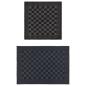 Preview: 20-tlg. Handtuch-Set Schwarz und Grau Baumwolle