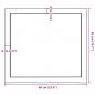 Preview: Tischplatte 60x50x(2-4) cm Massivholz Unbehandelt Baumkante