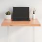 Preview: ARDEBO.de - Tischplatte 60x60x(2-4) cm Massivholz Behandelt Baumkante                                                                         