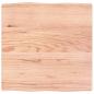 Preview: Tischplatte 60x60x(2-4) cm Massivholz Behandelt Baumkante                                                                         