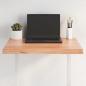 Preview: ARDEBO.de - Tischplatte 60x50x(2-4) cm Massivholz Behandelt Baumkante
