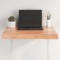 Preview: ARDEBO.de - Tischplatte 60x60x(2-6) cm Massivholz Behandelt Baumkante