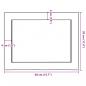 Preview: Wandregal Hellbraun 40x30x(2-6) cm Massivholz Eiche Behandelt