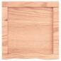 Preview: Wandregal Hellbraun 40x40x(2-4) cm Massivholz Eiche Behandelt