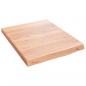 Preview: Wandregal Hellbraun 40x50x(2-4) cm Massivholz Eiche Behandelt