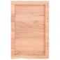 Preview: Wandregal Hellbraun 40x60x(2-4) cm Massivholz Eiche Behandelt
