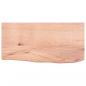 Preview: Wandregal Hellbraun 60x30x(2-6) cm Massivholz Eiche Behandelt