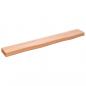 Preview: Wandregal Hellbraun 80x10x4 cm Massivholz Eiche Behandelt