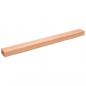 Preview: Wandregal Hellbraun 100x10x6 cm Massivholz Eiche Behandelt