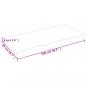 Preview: Wandregal Hellbraun 100x50x(2-6) cm Massivholz Eiche Behandelt