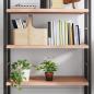 Preview: ARDEBO.de - Wandregal Hellbraun 100x50x(2-4) cm Massivholz Eiche Behandelt