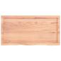 Preview: Wandregal Hellbraun 100x50x(2-4) cm Massivholz Eiche Behandelt