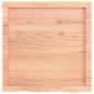Preview: Wandregal Hellbraun 60x60x(2-4) cm Massivholz Eiche Behandelt
