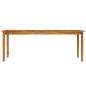 Preview: Gartentisch 200x100x74 cm Massivholz Akazie