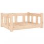 Preview: Hundebett 65,5x50,5x28 cm Massivholz Kiefer