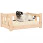Preview: Hundebett 65,5x50,5x28 cm Massivholz Kiefer