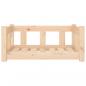 Preview: Hundebett 65,5x50,5x28 cm Massivholz Kiefer