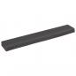 Preview: Wandregal Dunkelbraun 60x10x4 cm Massivholz Eiche Behandelt
