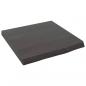 Preview: Wandregal Dunkelbraun 40x40x(2-4) cm Massivholz Eiche Behandelt