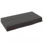 Preview: Wandregal Dunkelbraun 40x20x6 cm Massivholz Eiche Behandelt