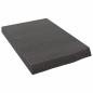 Preview: Wandregal Dunkelbraun 40x60x(2-6) cm Massivholz Eiche Behandelt