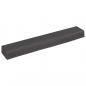 Preview: Wandregal Dunkelbraun 60x10x6 cm Massivholz Eiche Behandelt
