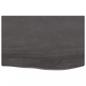 Preview: Wandregal Dunkelbraun 60x40x(2-4) cm Massivholz Eiche Behandelt