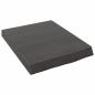 Preview: Wandregal Dunkelbraun 40x50x(2-6) cm Massivholz Eiche Behandelt