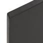 Preview: Wandregal Dunkelbraun 40x40x2 cm Massivholz Eiche Behandelt