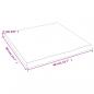 Preview: Wandregal Dunkelbraun 40x40x2 cm Massivholz Eiche Behandelt
