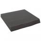 Preview: Wandregal Dunkelbraun 40x40x(2-6) cm Massivholz Eiche Behandelt