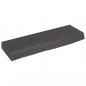Preview: Wandregal Dunkelbraun 60x20x6 cm Massivholz Eiche Behandelt